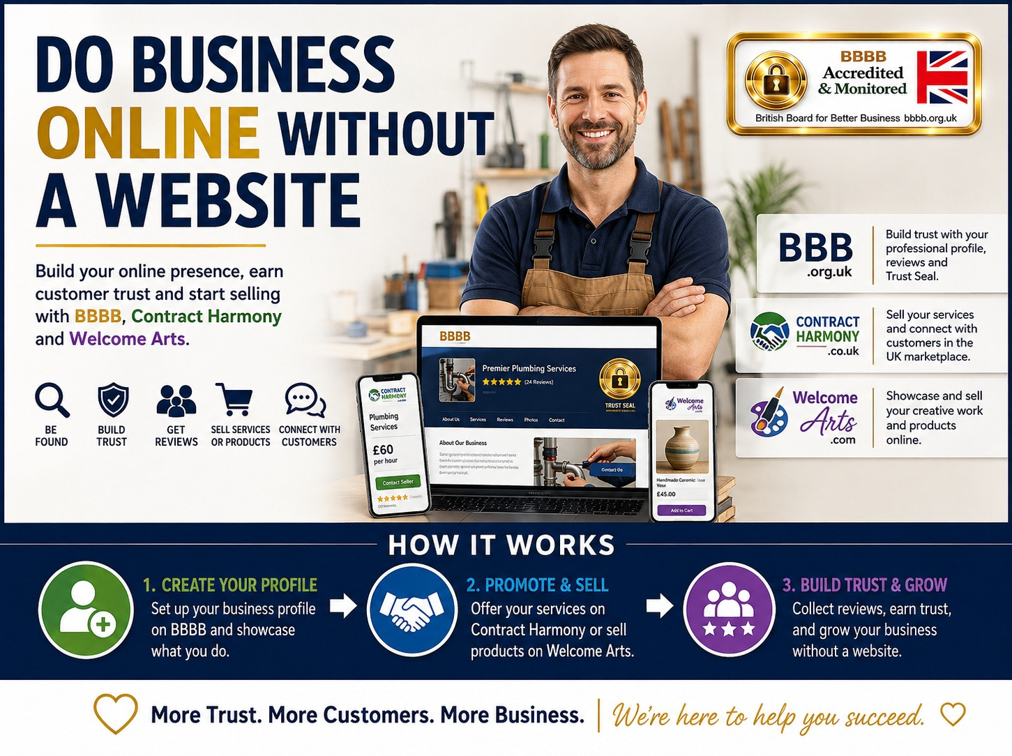 How to Do Business Online Without a Website: A Practical Guide for UK Sole Traders, Professionals and SMEs